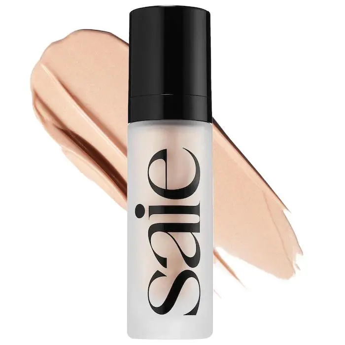 Glowy Lightweight Dewy Multipurpose Illuminator 4 Shades 1.0oz Warmglow - universal soft warm gold by Saie