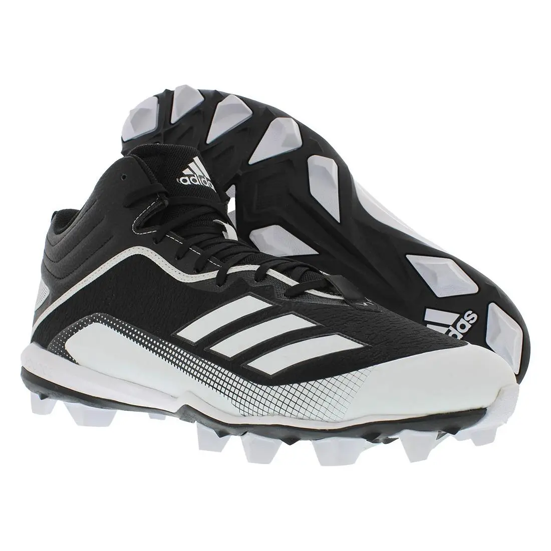 Adidas Icon 6 Mid MD Mens Shoes Size 16 Color: Core Black/footwear - Core Black/Footwear White/Footwear White, Main: Black