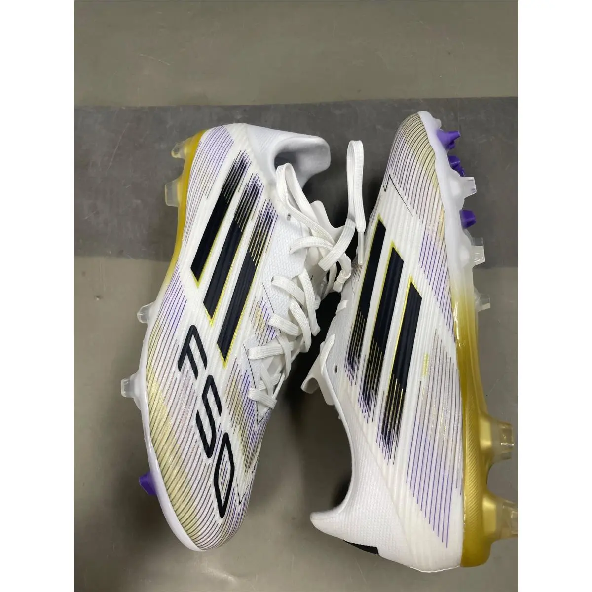 Adidas shoes - adidas F50 League Firm GroundMulti Ground Soccer Cleats - JI0005 - White (UPC: 197620643400) 0