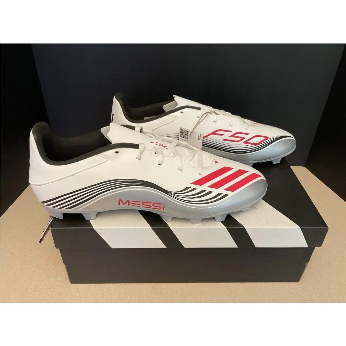 Mens Adidas F50 Messi Club Firm Groundmulti Ground Soccer Cleats. Size 12