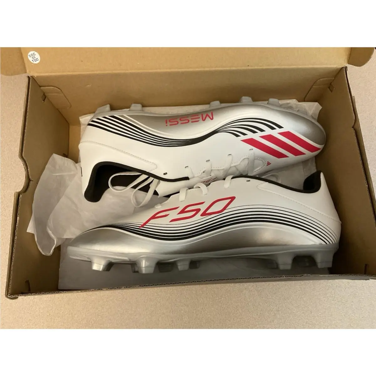 Adidas shoes - adidas F50 Messi Club Firm GroundMulti Ground Soccer Cleats - JP7444 - Multicolor 2