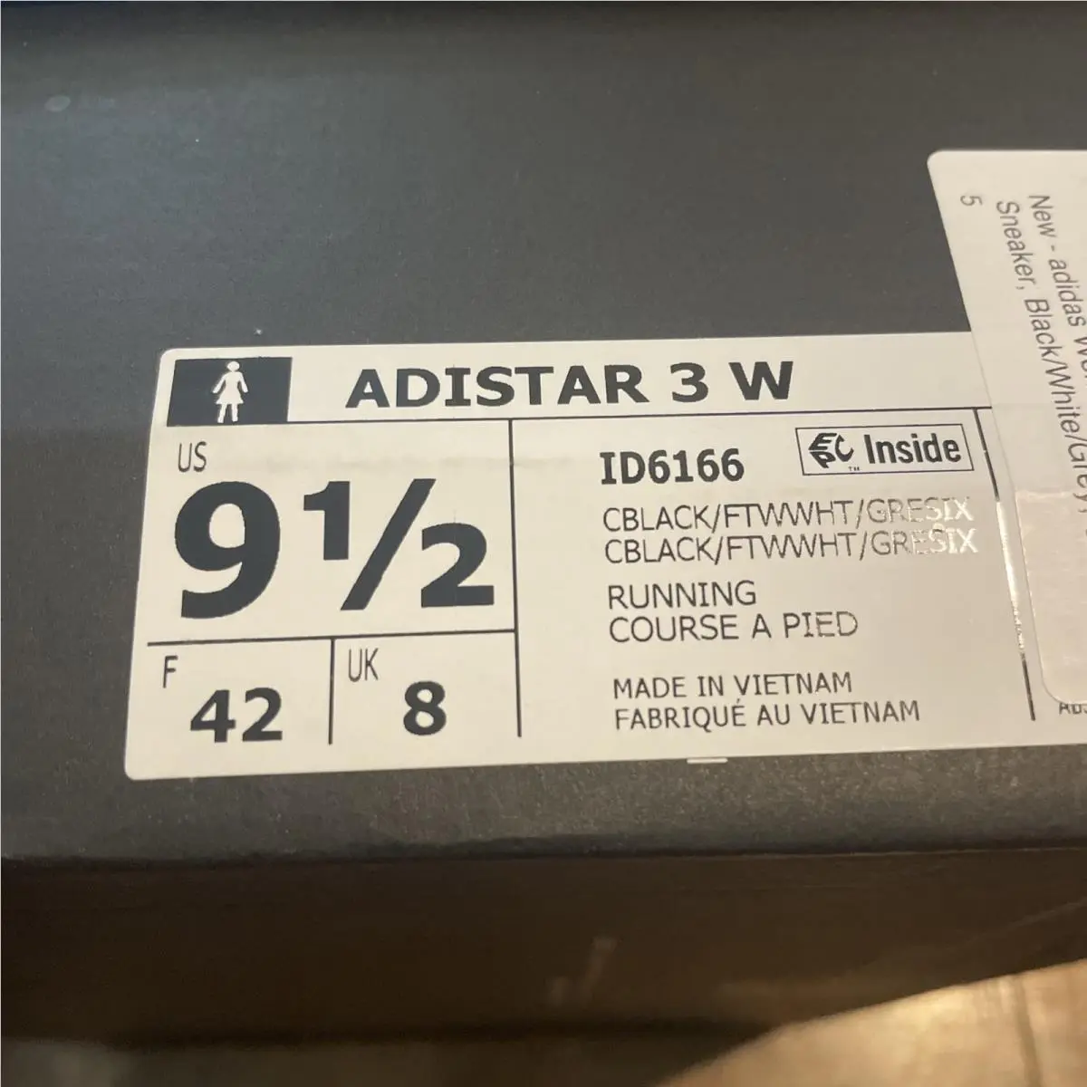 Adidas shoes - adidas adistar - adistar - ID6166 - Black (UPC: 196478254431) 5