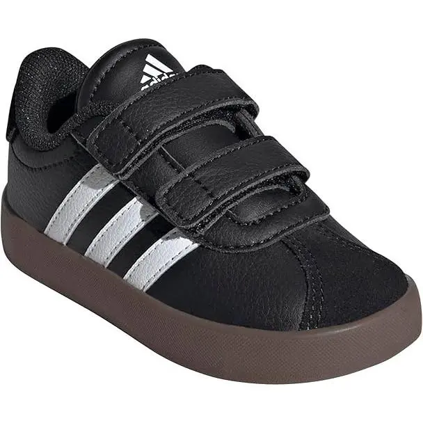 Adidas Baby Boys` VL Court 3.0 Sneakers Black/white/brown US Kid 9
