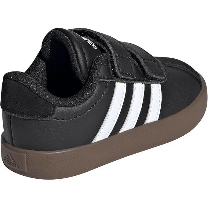 Adidas shoes - adidas Vl Court - Court - Black/White/Brown (UPC: 196477188973) 0