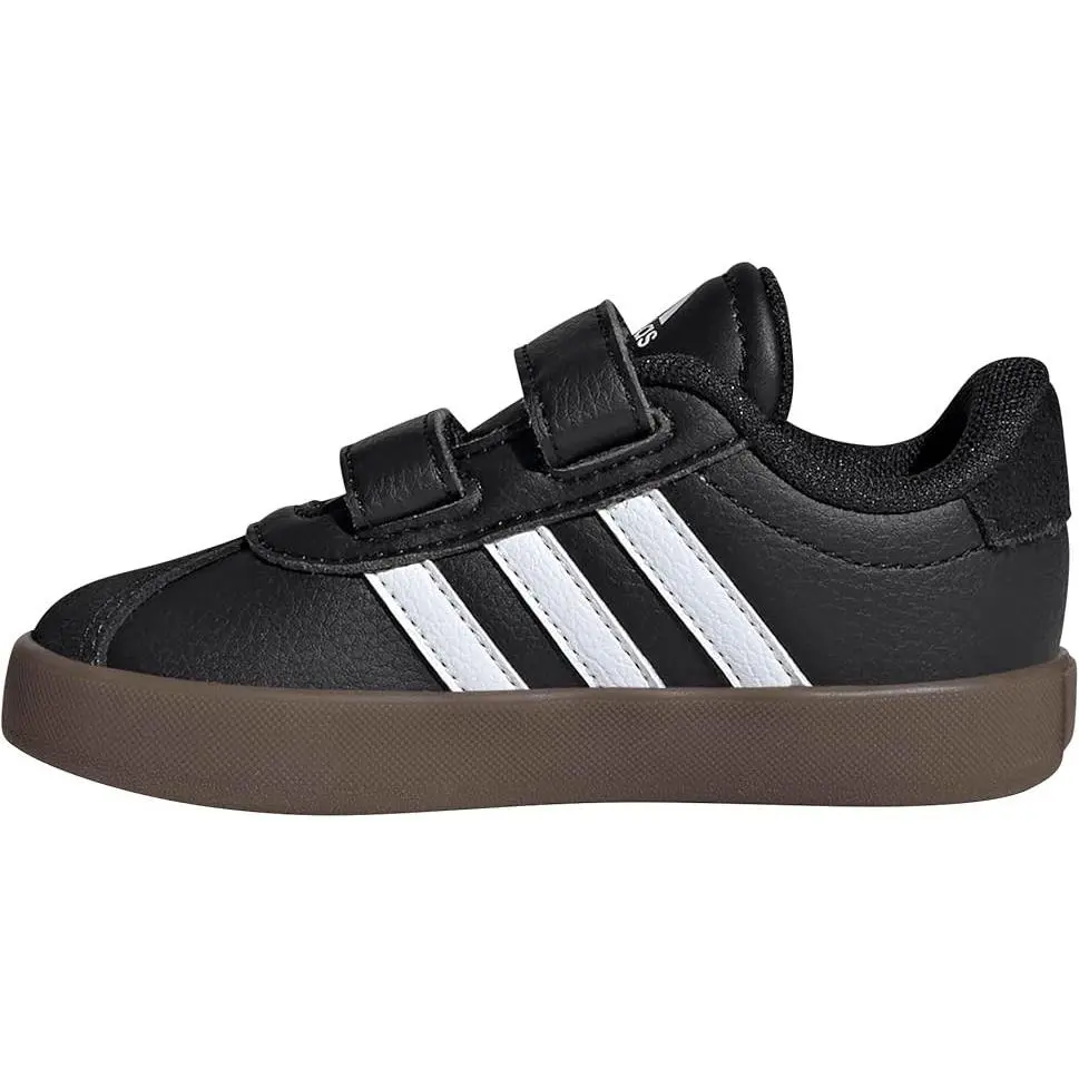 Adidas shoes - adidas Vl Court - Court - Black/White/Brown (UPC: 196477188973) 1