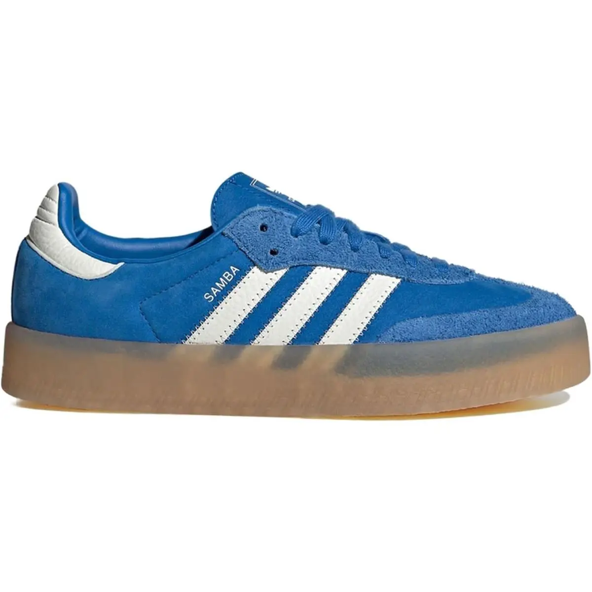 Adidas Sambae Women’s Shoes Cloud White Silver Metallic Gum Size 7 Sneakers