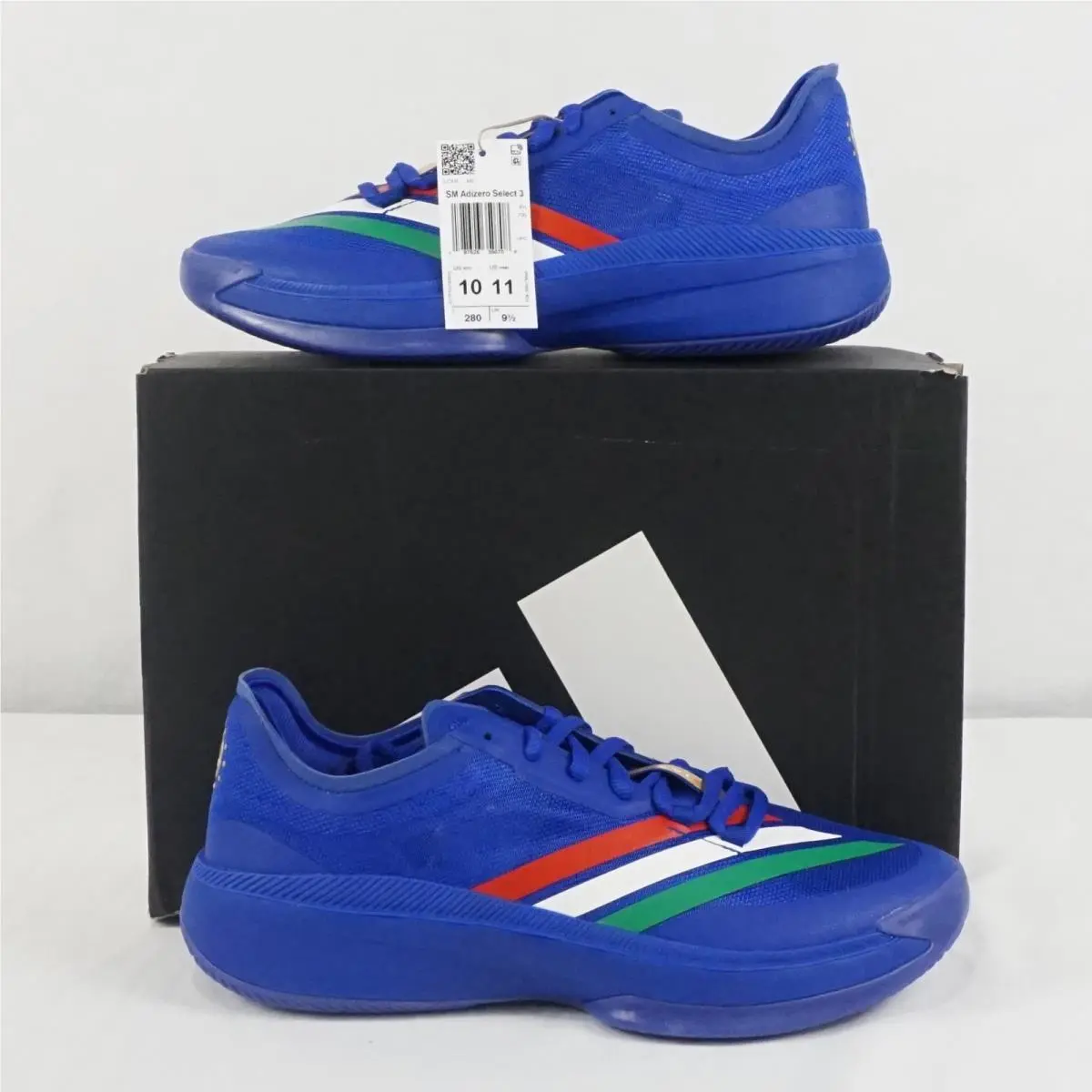 Adidas Adizero Select 3.0 Basketball Shoe In Blue Unisex Men 10 Wmn 11 JP6101