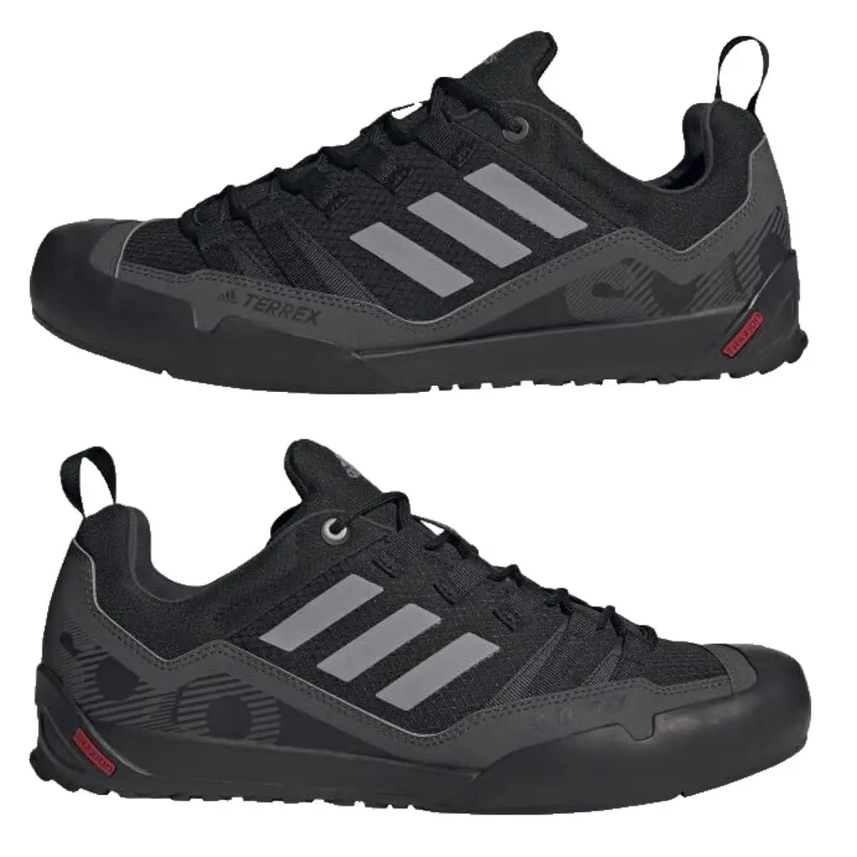 Adidas Terrex Swift Solo 2 Approach Hiking Shoes Men`s 5 /women`s 6 Black