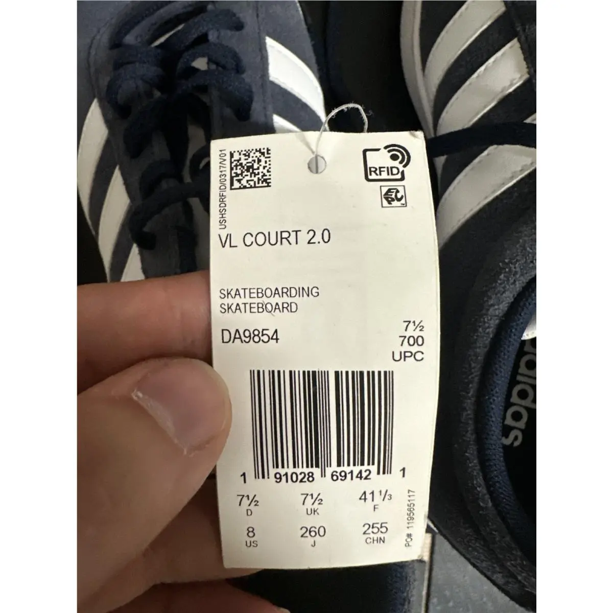Adidas shoes - adidas Vl Court - Court - DA9854 - Blue 3