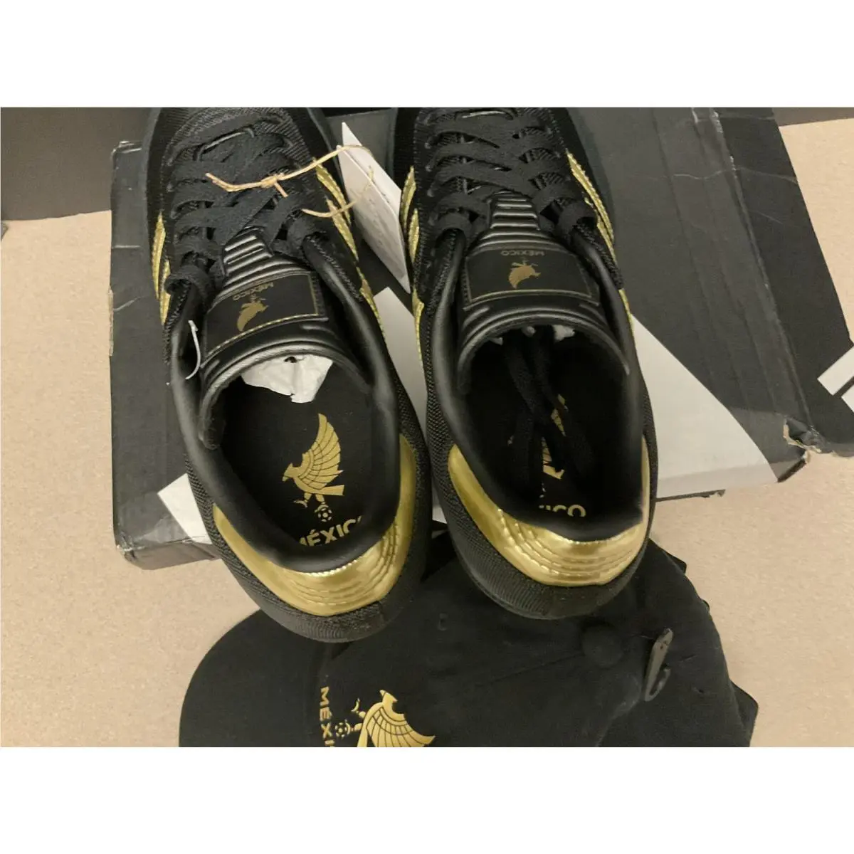 Adidas shoes - Adidas Samba FMF Mexico - Samba FMF Mexico - Black/Gold 7