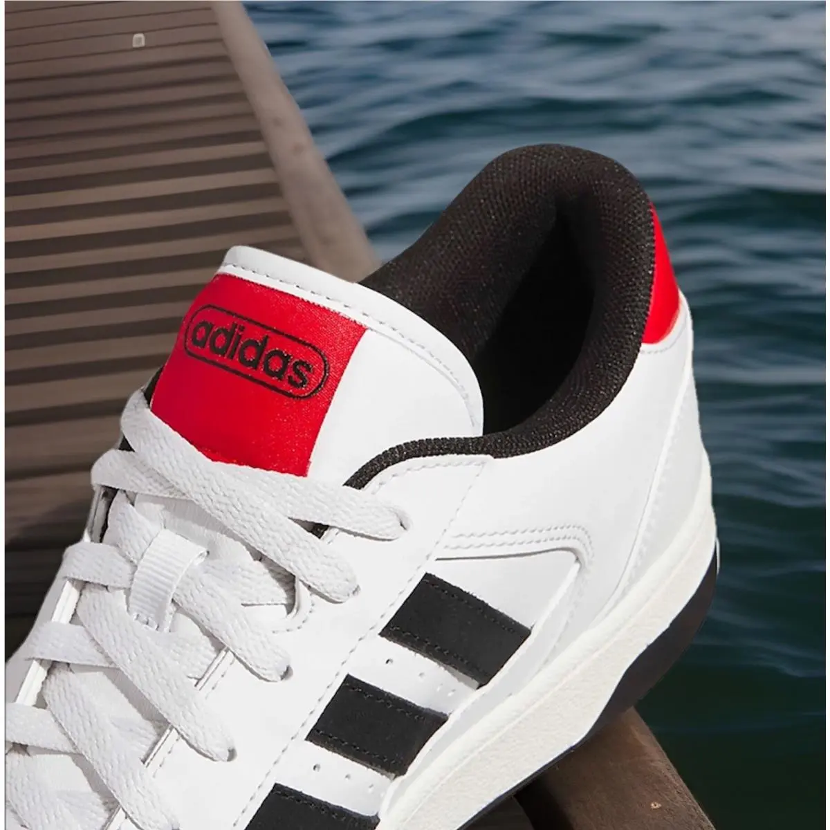 Adidas shoes - Break Start - Break Start - KK1283 - White, Black, Red 5