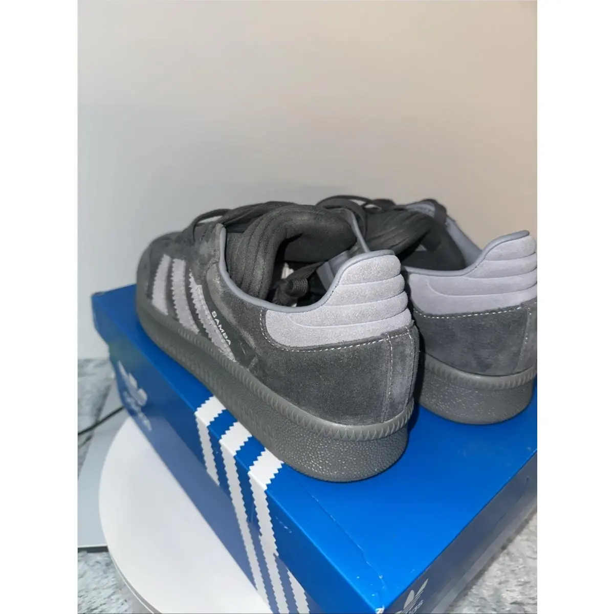 Adidas shoes - adidas Samba - Samba - Grey/Grey (UPC: 196477257150) 9