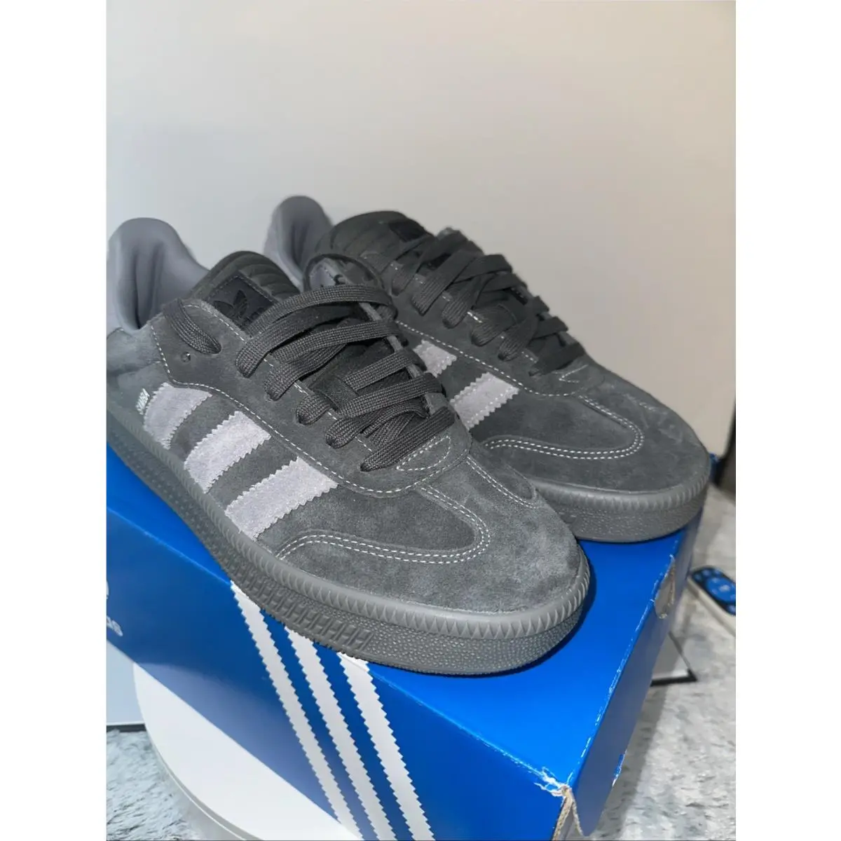 Adidas shoes - adidas Samba - Samba - Grey/Grey (UPC: 196477257150) 15
