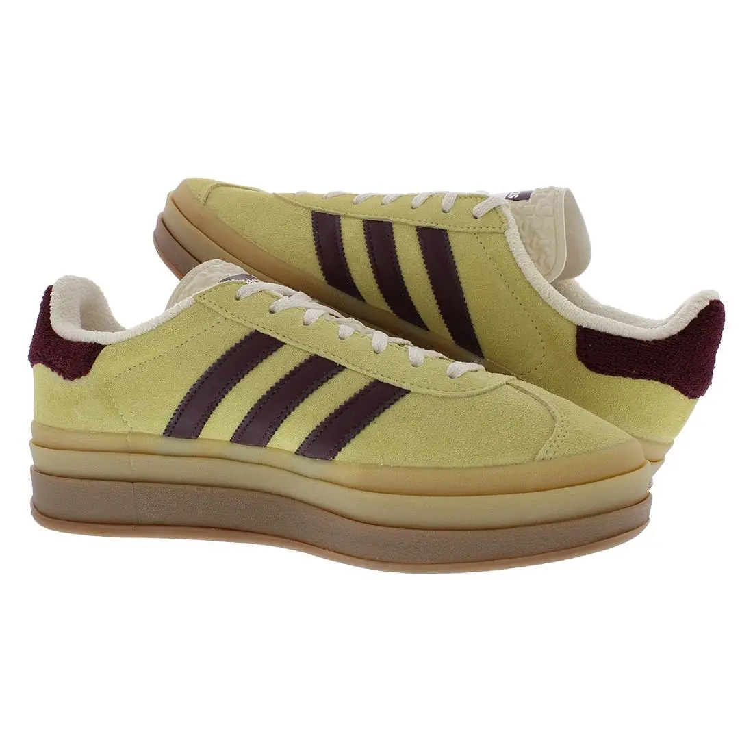 Adidas shoes - Almost Yellow/Maroon/Wonder White, Full: Almost Yellow/Maroon/Wonder White (UPC: 196472462276) 1