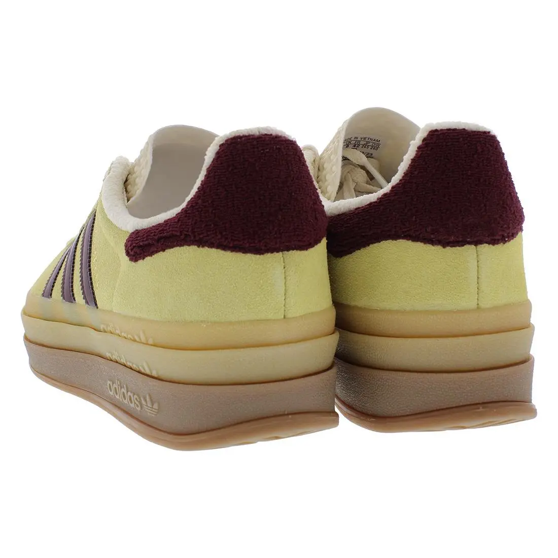Adidas shoes - Almost Yellow/Maroon/Wonder White, Full: Almost Yellow/Maroon/Wonder White (UPC: 196472462276) 2