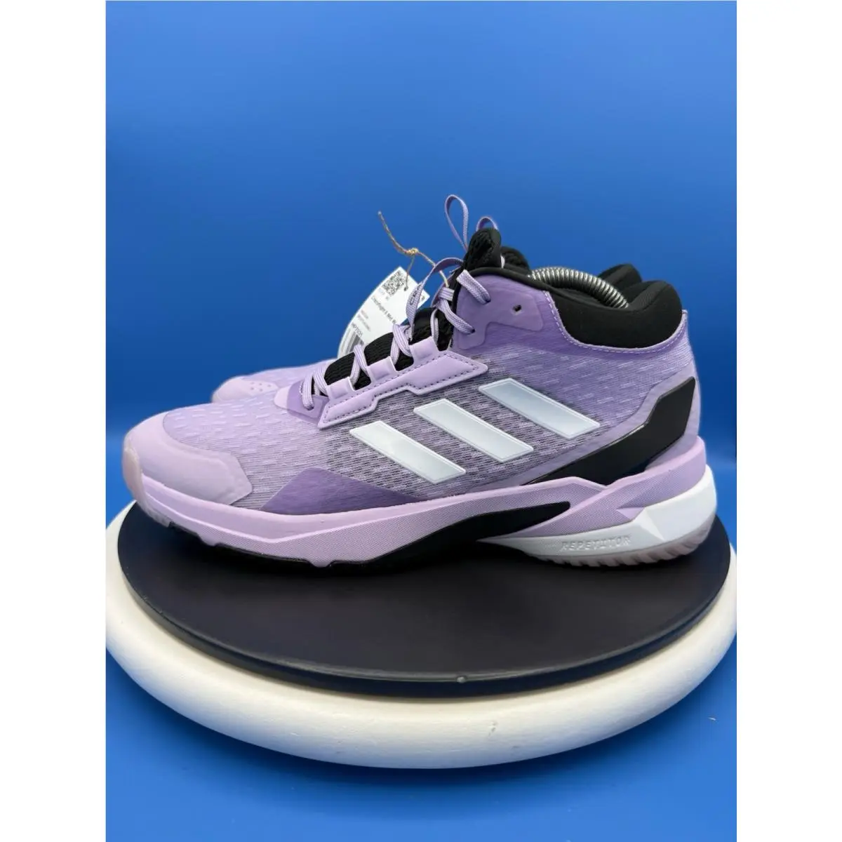 Adidas Crazyflight 6 Mid Womens Size 9.5 Volleyball Shoes Plum Purple HP7031
