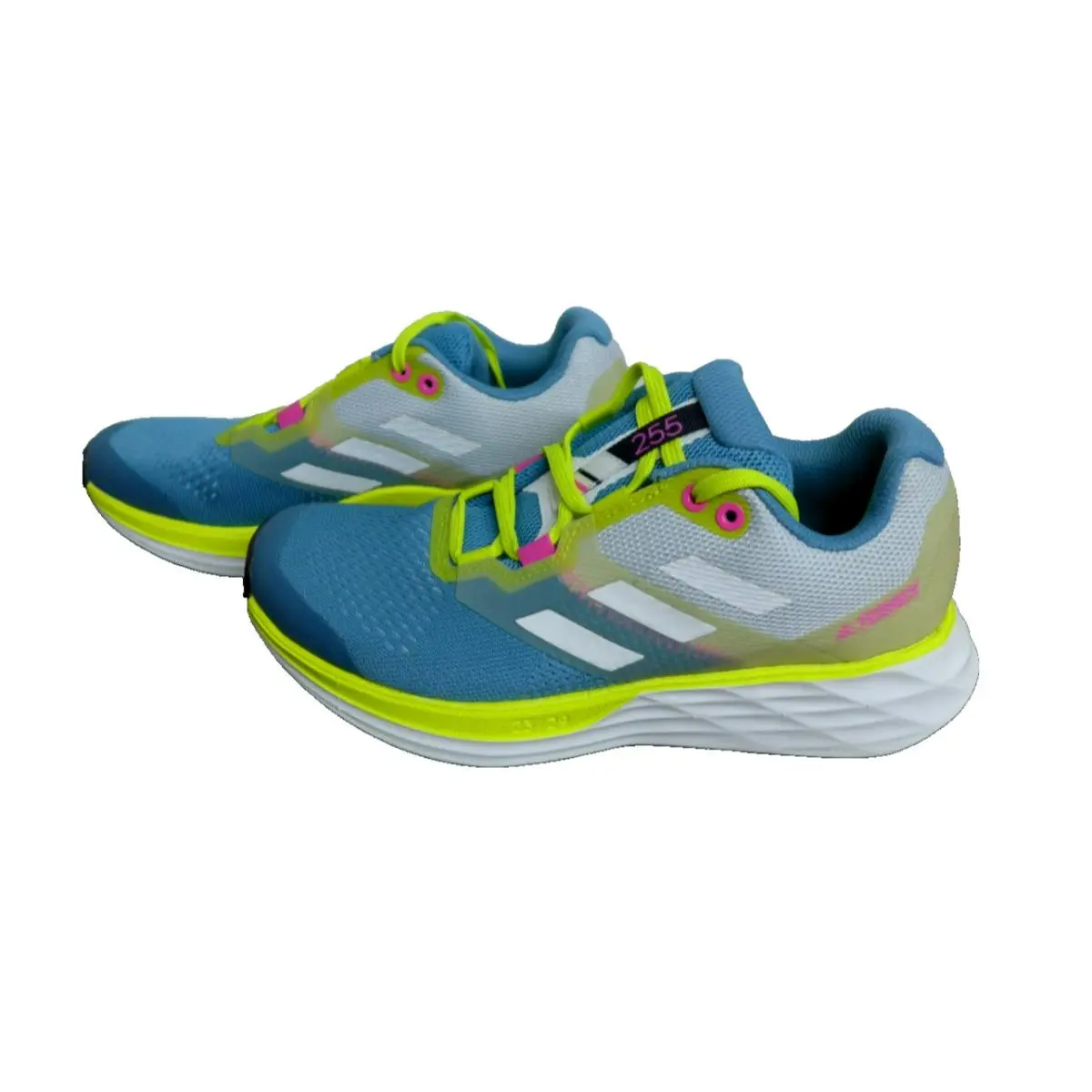 Adidas Womens Terrex Two Flow Blue Yellow Athletic Shoes Size 6