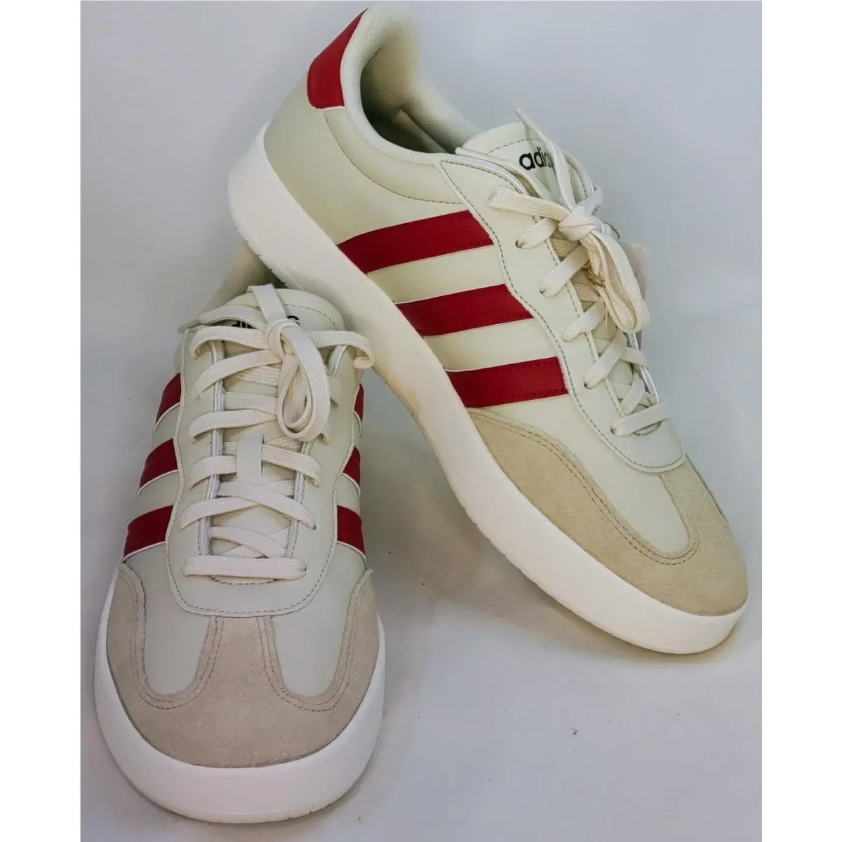 Adidas shoes - Adidas Barreda - Barreda - JR1319 - Alumina/Better Scarlet/Wonder Beige 0