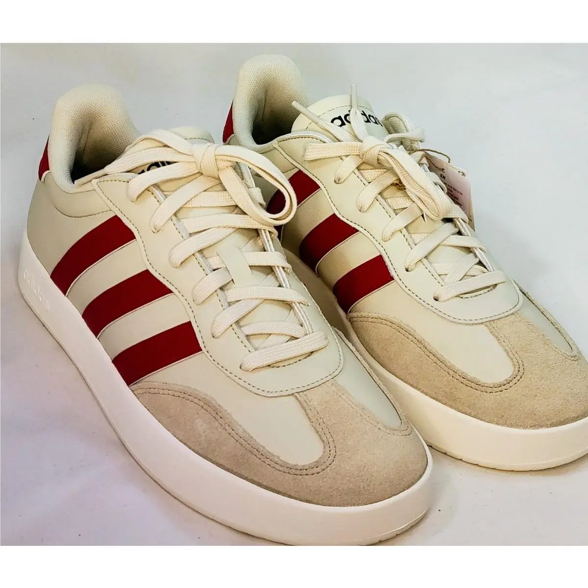 Adidas shoes - Adidas Barreda - Barreda - JR1319 - Alumina/Better Scarlet/Wonder Beige 1