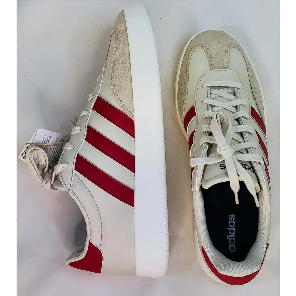 Adidas shoes - Adidas Barreda - Barreda - JR1319 - Alumina/Better Scarlet/Wonder Beige 4
