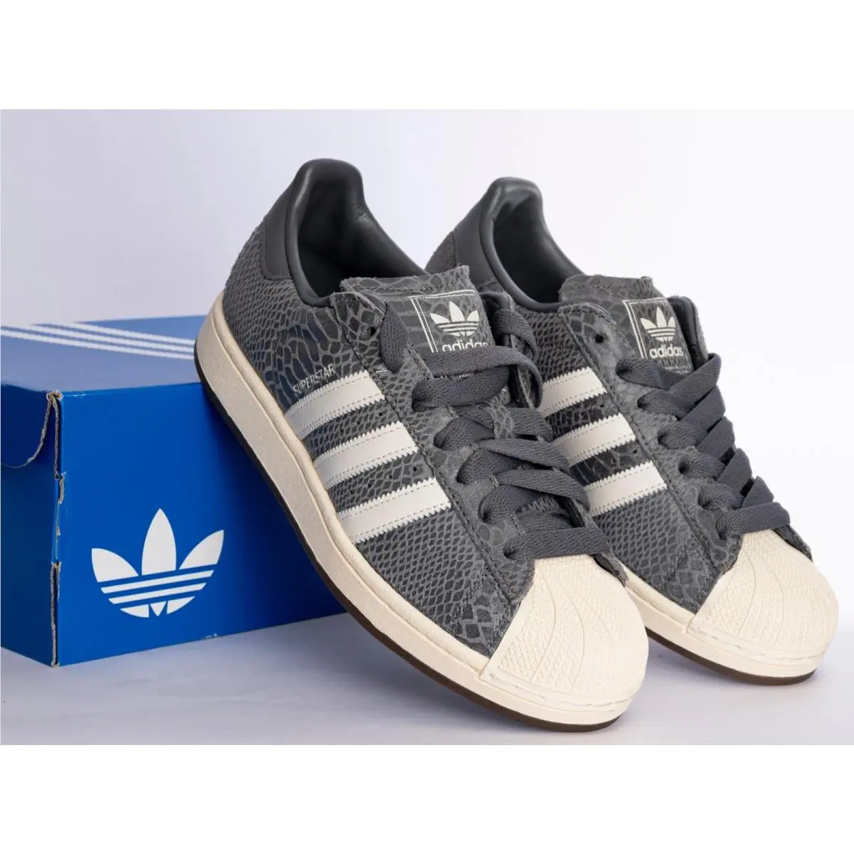 Adidas shoes - adidas Superstar II - Superstar - KH8973 - Grey/Core White/Cream White 6