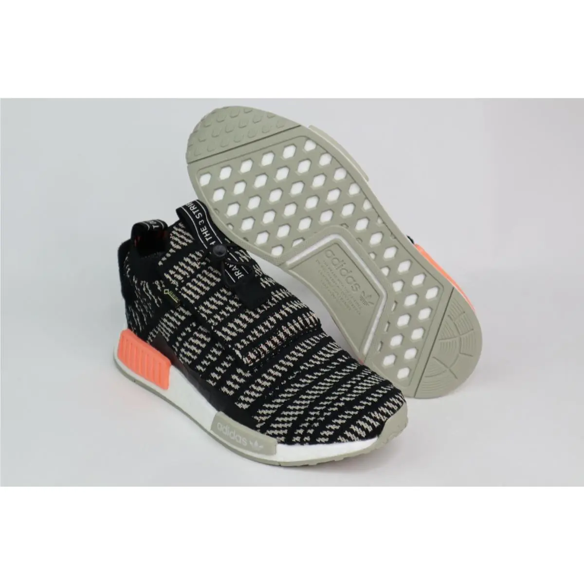 Adidas Originals NMD_TS1 PK Gtx Primeknit Black Sesame Charcoal Mens SZ 10.5