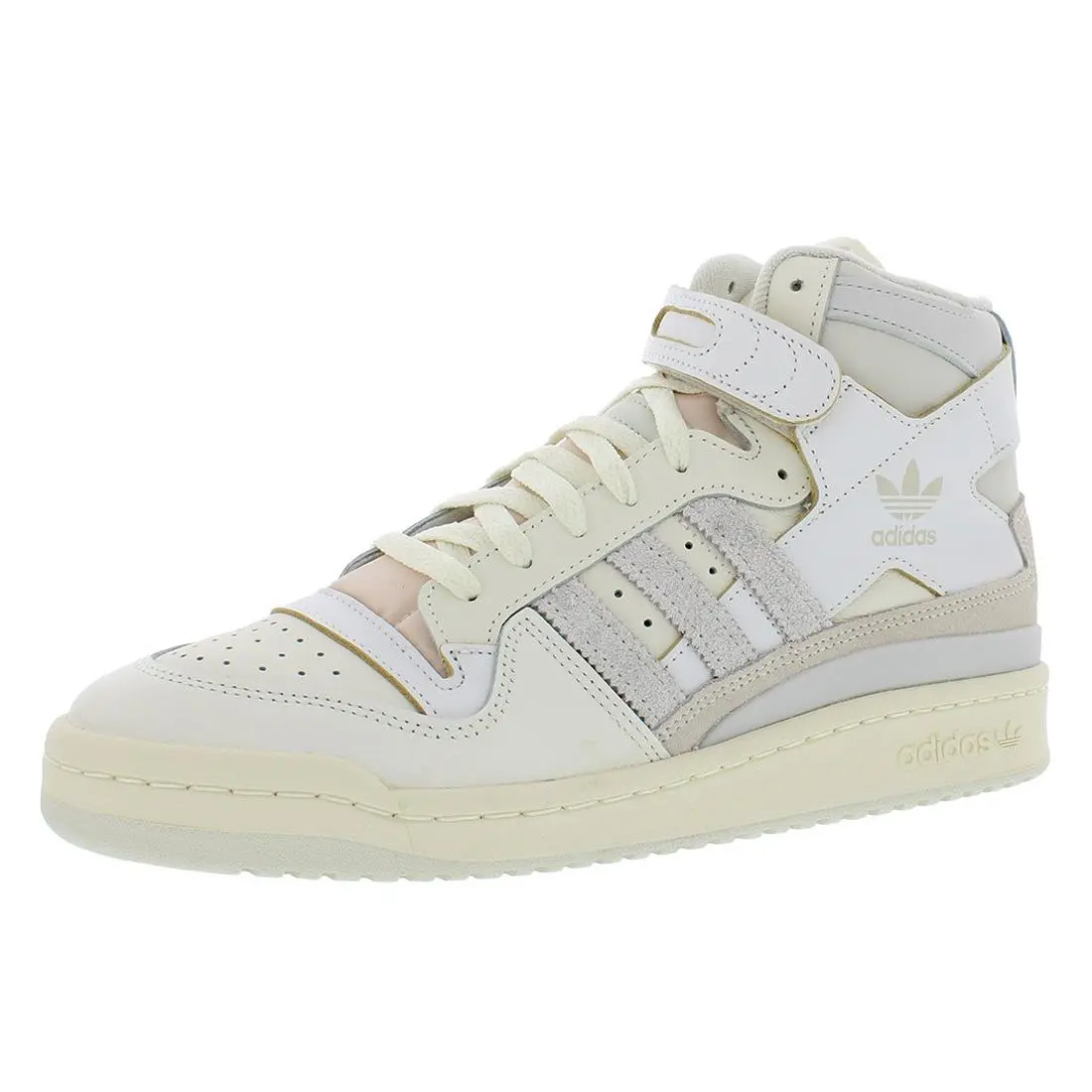 Adidas Forum 84 High Leather Mens Shoes Size 13 Color: Off-white/orbit