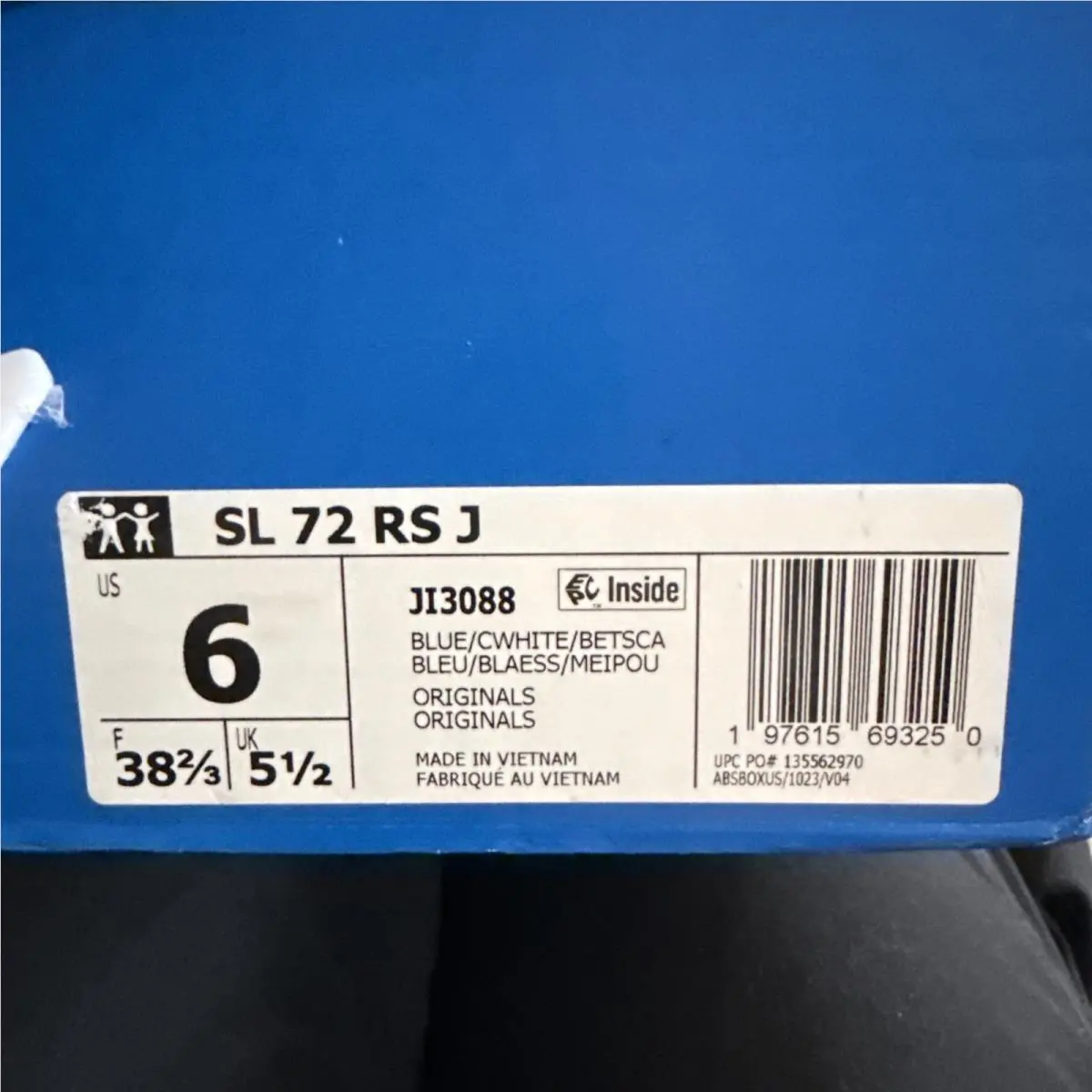 Adidas shoes - Adidas Sl 72 RS j - Blue 1
