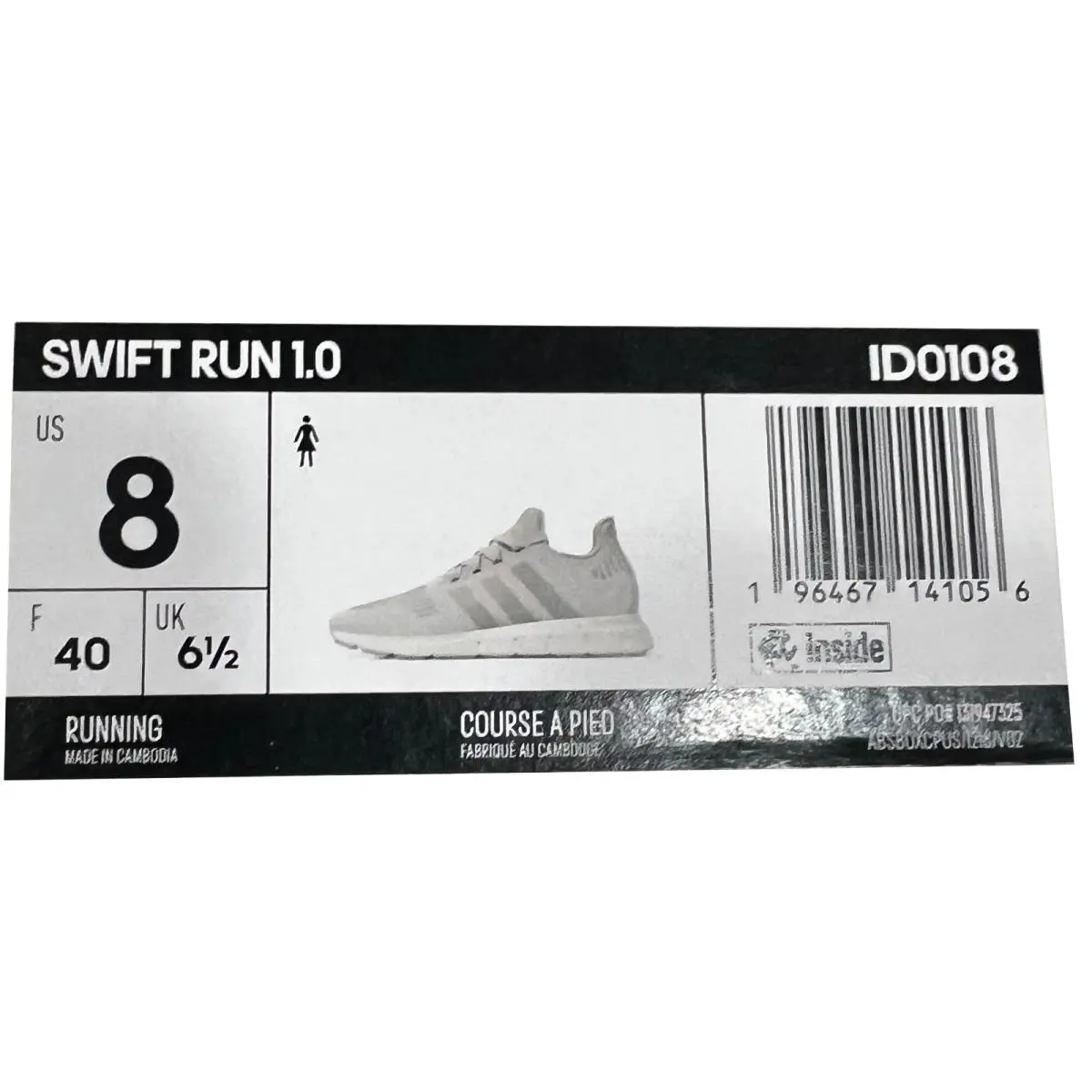 Adidas shoes - adidas Swift Run - Swift Run - ID0108 - Grey One / Grey Two / Silver Metallic 0