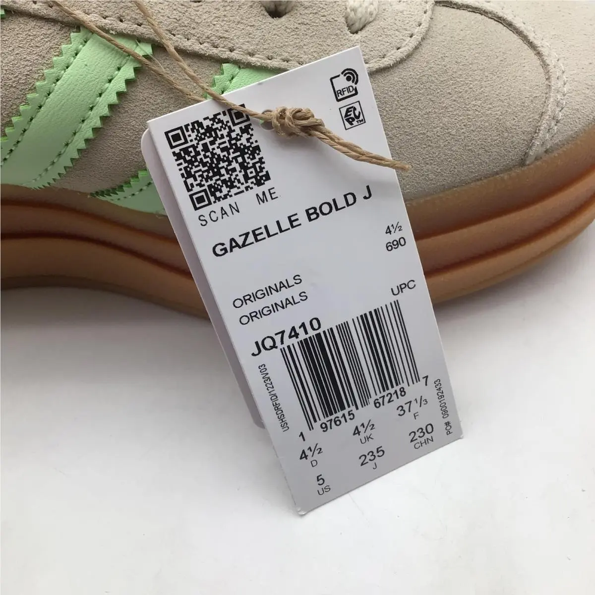 Adidas shoes - Gazelle Bold J - Gazelle Bold - Beige 4