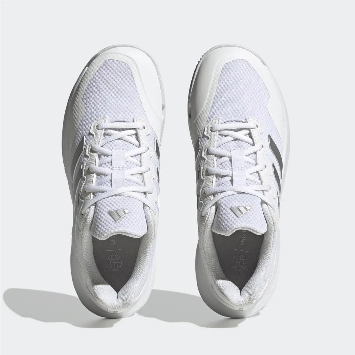 Adidas shoes - White/Silver Metallic/White (UPC: 195747109144) 2