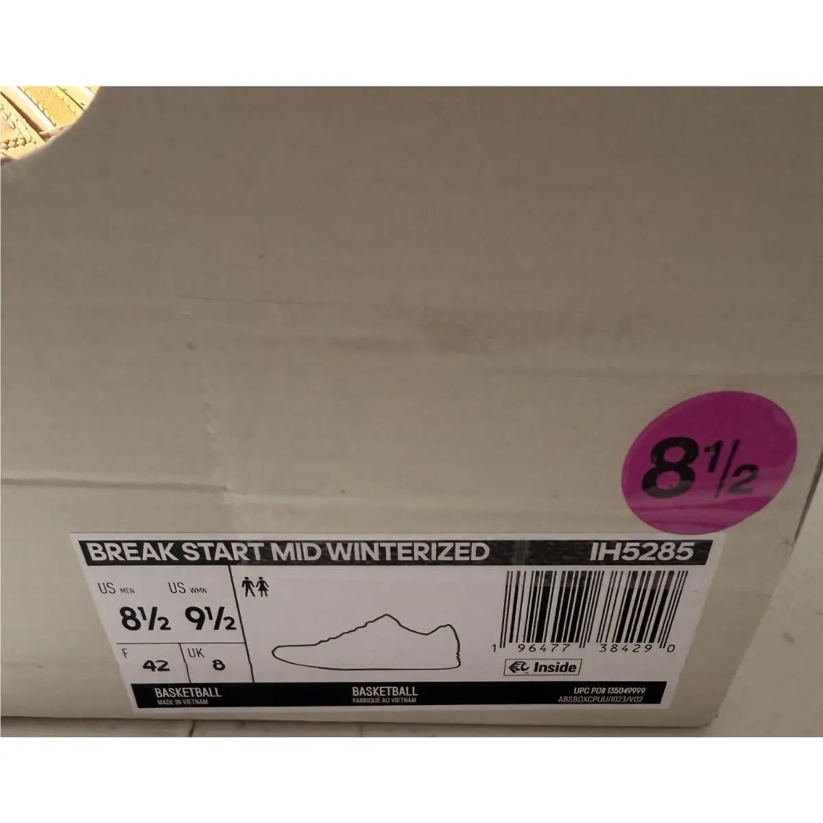 Adidas shoes - adidas Break Start Mid Winterized Lace Up - IH5285 - Brown (UPC: 196477384320) 8