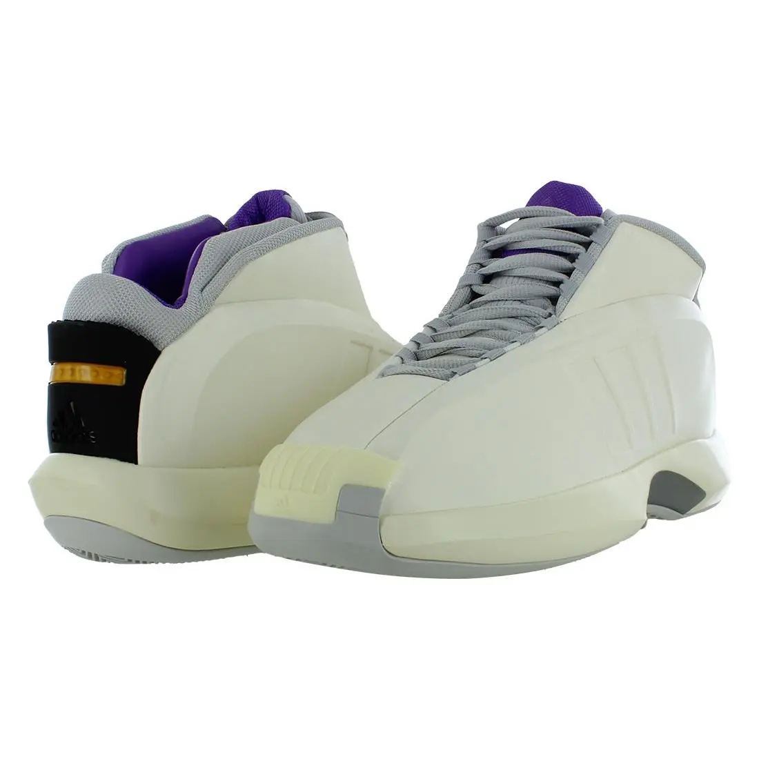 Adidas shoes - Cream White/Light Solid Grey/Active Purple (UPC: 196472054174) 0