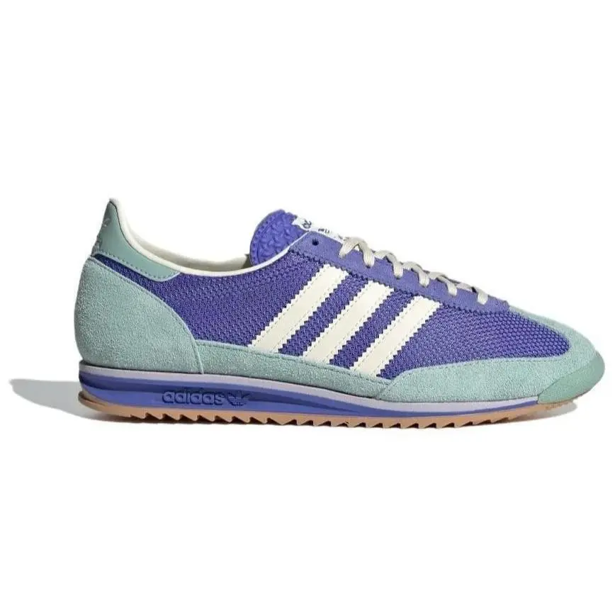 Adidas SL72 OG Womens Size 7 Purple Semi Cobalt Hazy Green Shoes - IH0290