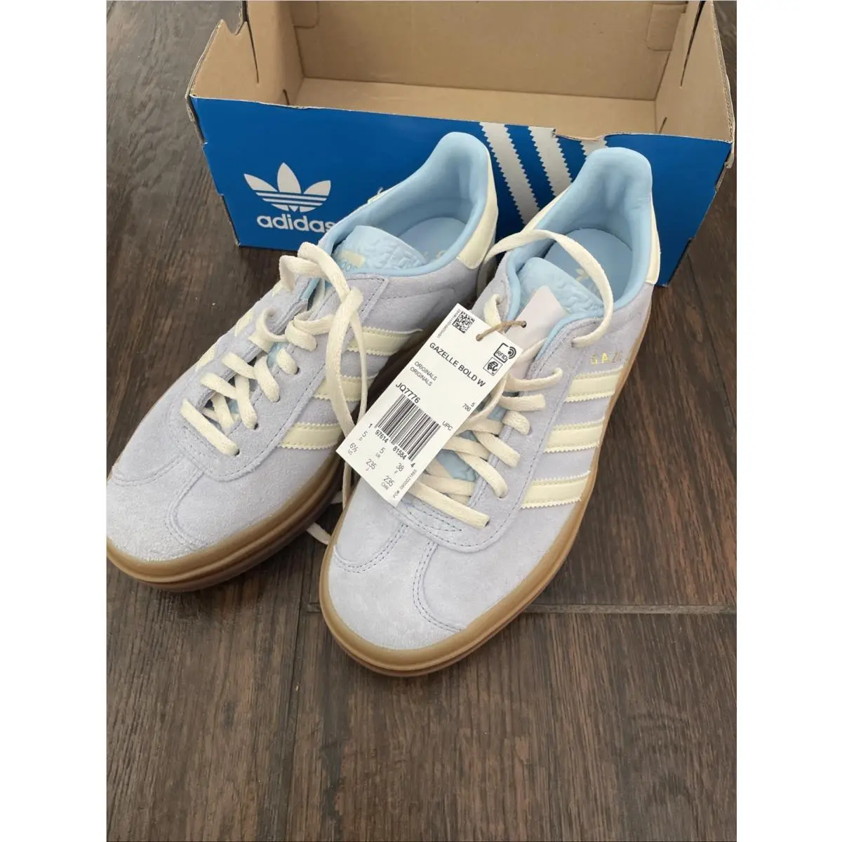 Adidas shoes - adidas Gazelle Bold Clear Sky - Blue 6