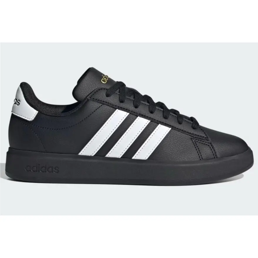Adidas Women’s Black White Lace Up Casual Sneakers Striped Breathable US 8