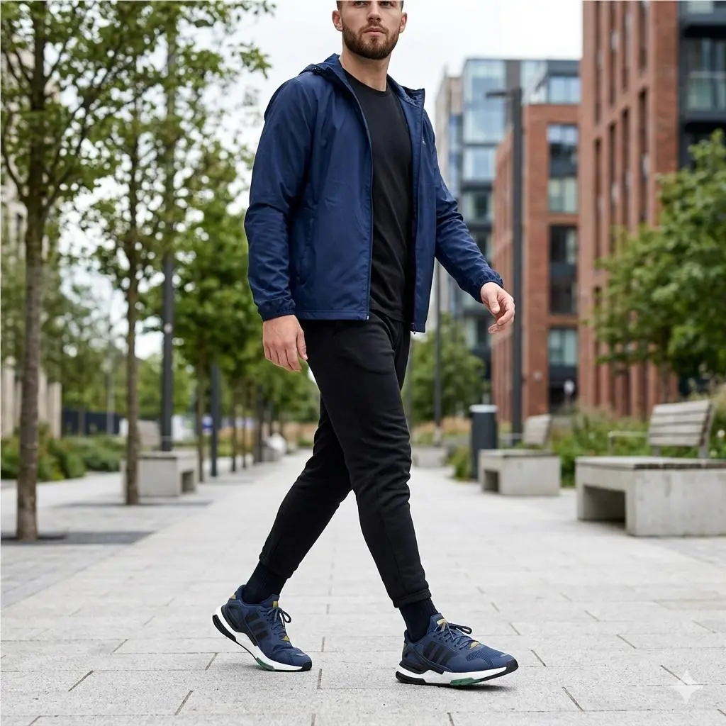 Adidas shoes - adidas Day Jogger - Day Jogger - FW4832 - Blue (UPC: 191534133088) 4