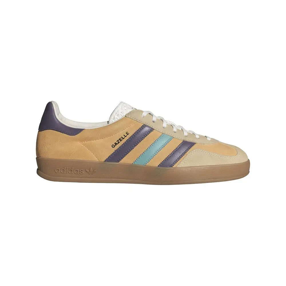 Adidas Gazelle Indoor Lace Up Mens Size 5 M Sneakers Casual Shoes IG1636-A - Beige