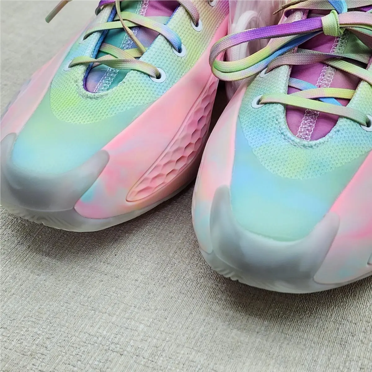 Adidas shoes - Adidas 1 - Cloud White / Acid Orange / Bliss Pink 4