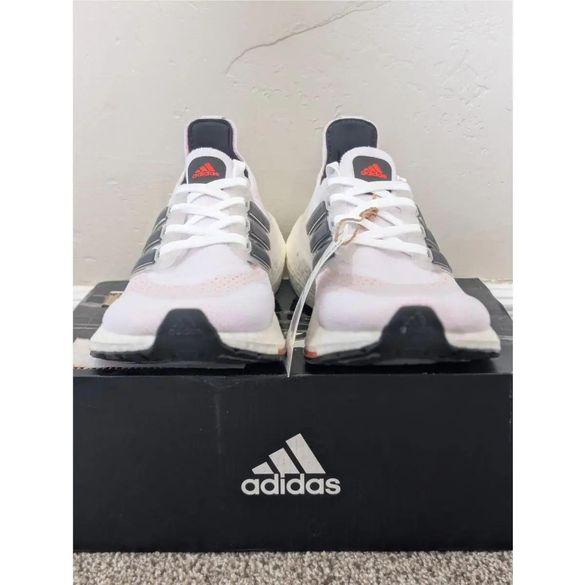 Adidas shoes - Adidas	Ultraboost 21 J - White/Black 2