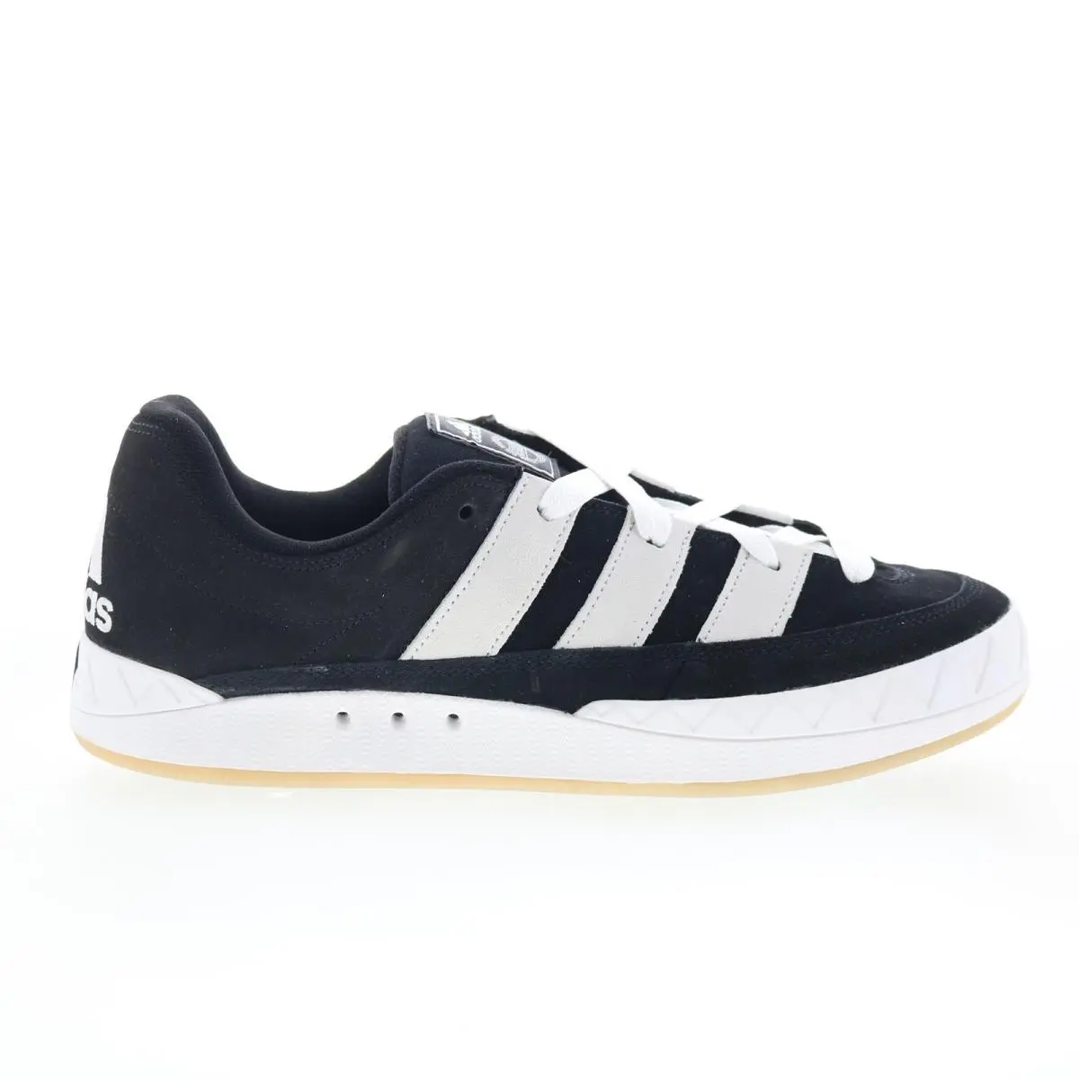 Adidas Adimatic GY5274 Mens Black Suede Lace Up Lifestyle Sneakers Shoes 13