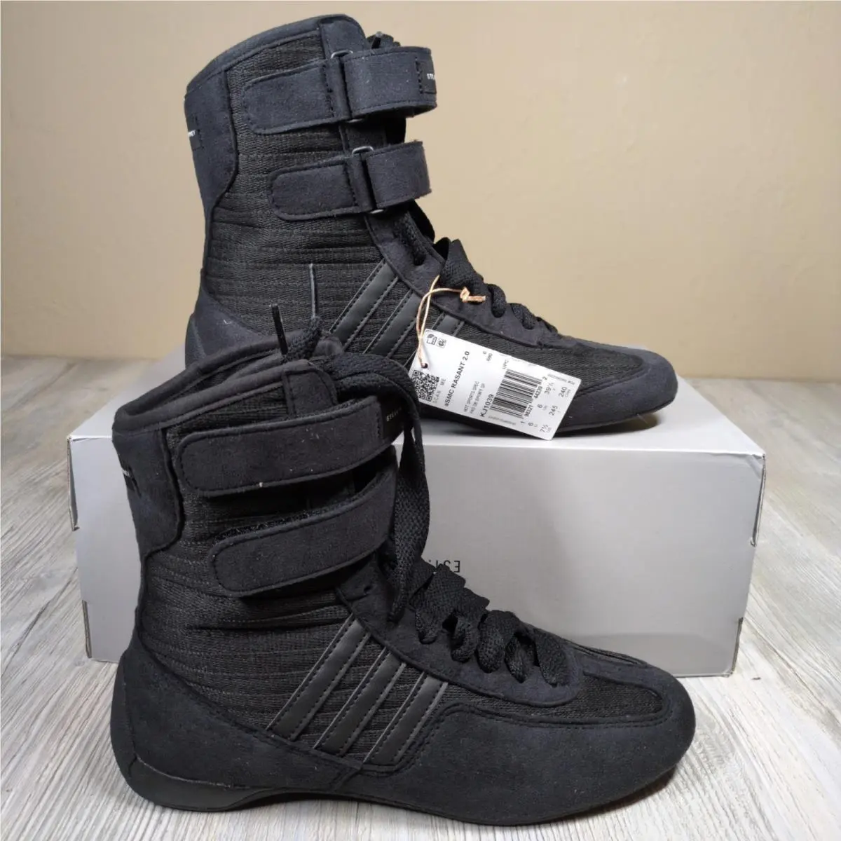 Adidas Stella Mccartney Rasant 2.0 Triple Black Womens Size 7.5 KJ1039