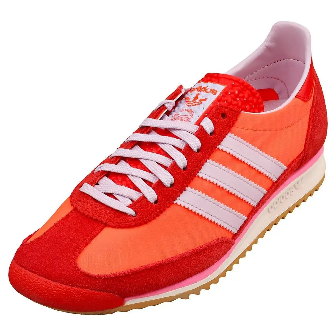 Adidas SL72 OG Men`s Sneakers Solar Red/ice Lavender/better Scarlet Size 7
