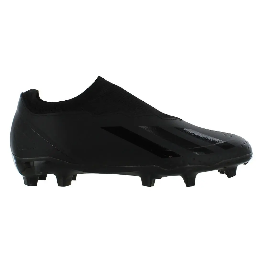 Adidas X Crazyfast.3 Laceless FG Unisex Shoes Size 4 Color: Core Black/core
