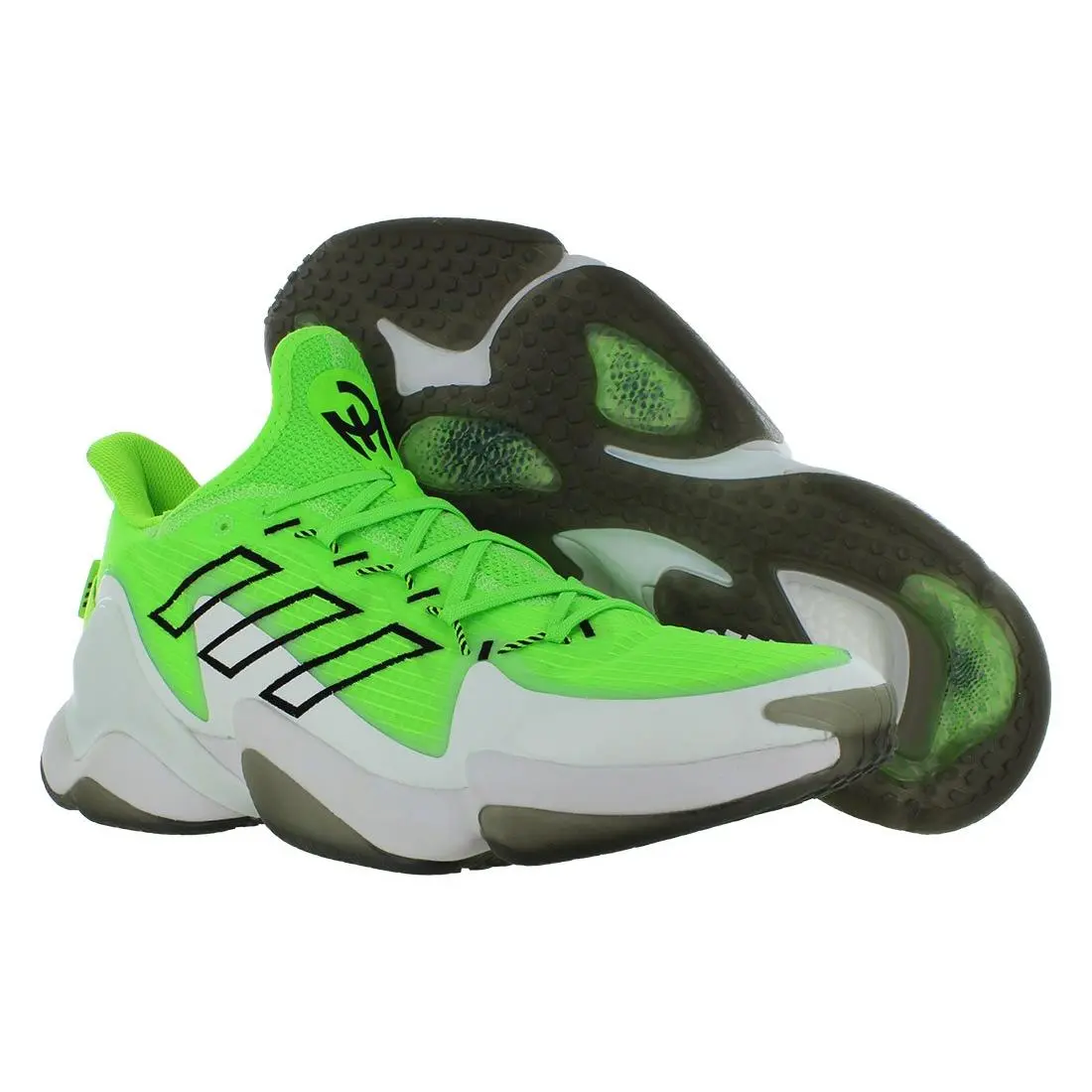 Adidas Mahomes 1 Impact Flx Unisex Shoes Size 14 Color: Team Solar Green/cloud