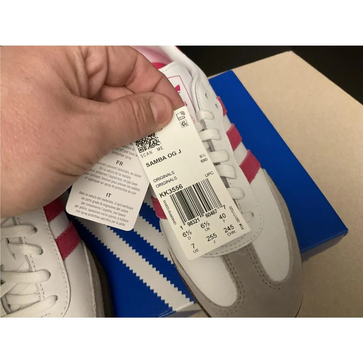Adidas shoes - Adidas Samba Og - Samba - White/Pink 0