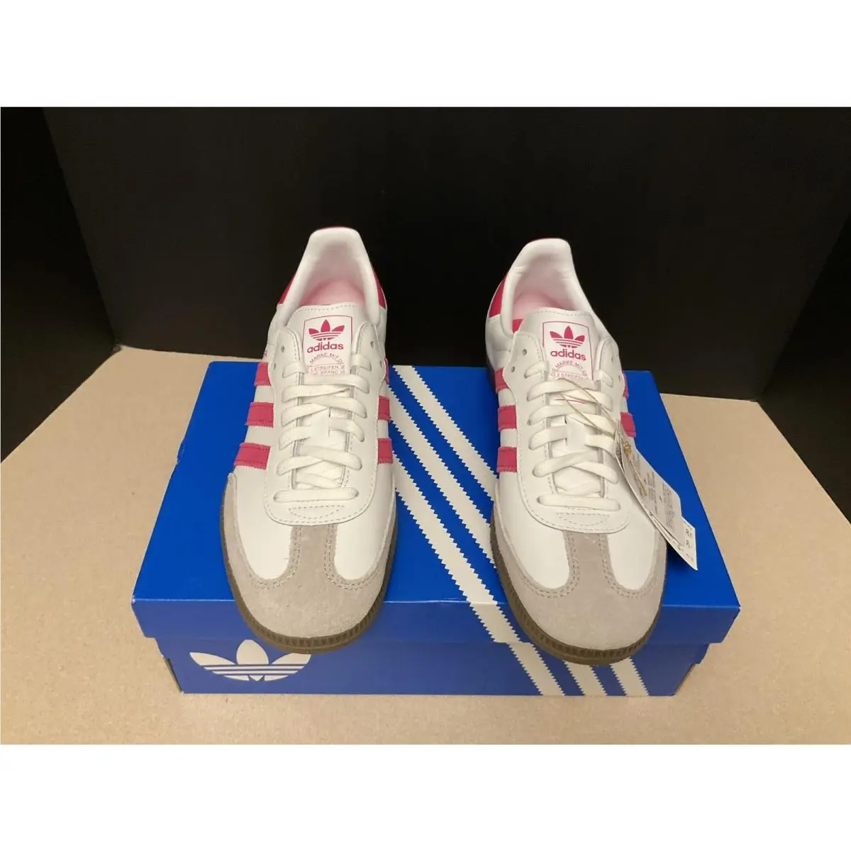 Adidas shoes - Adidas Samba Og - Samba - White/Pink 1