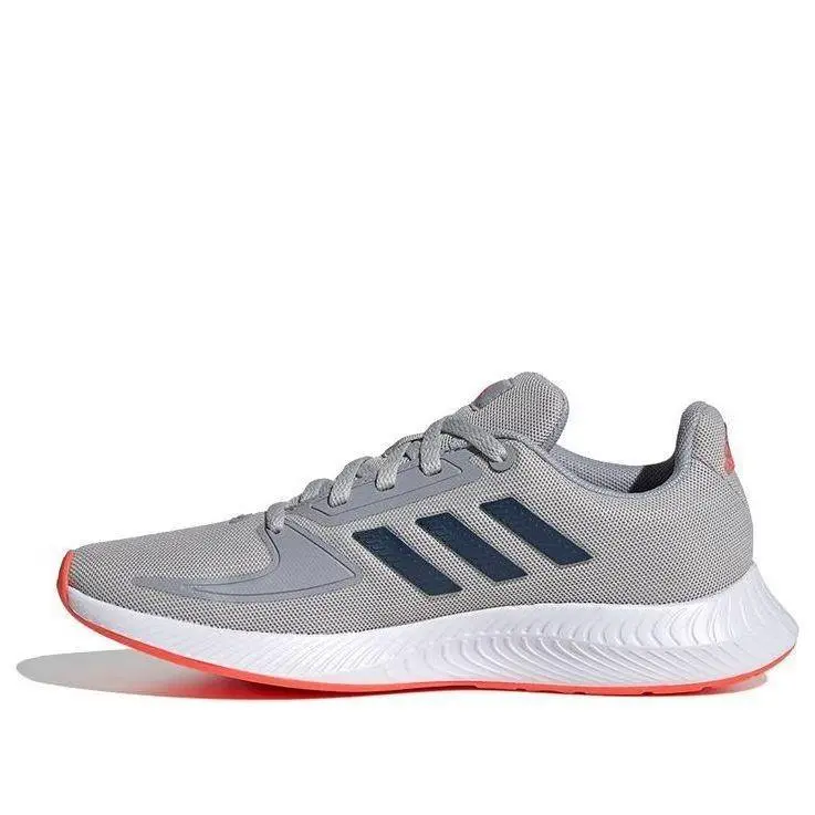 Adidas Runfalcon 2.0 J - Grey Crew Navy - FY5899 - Kids Size 5 - Gray