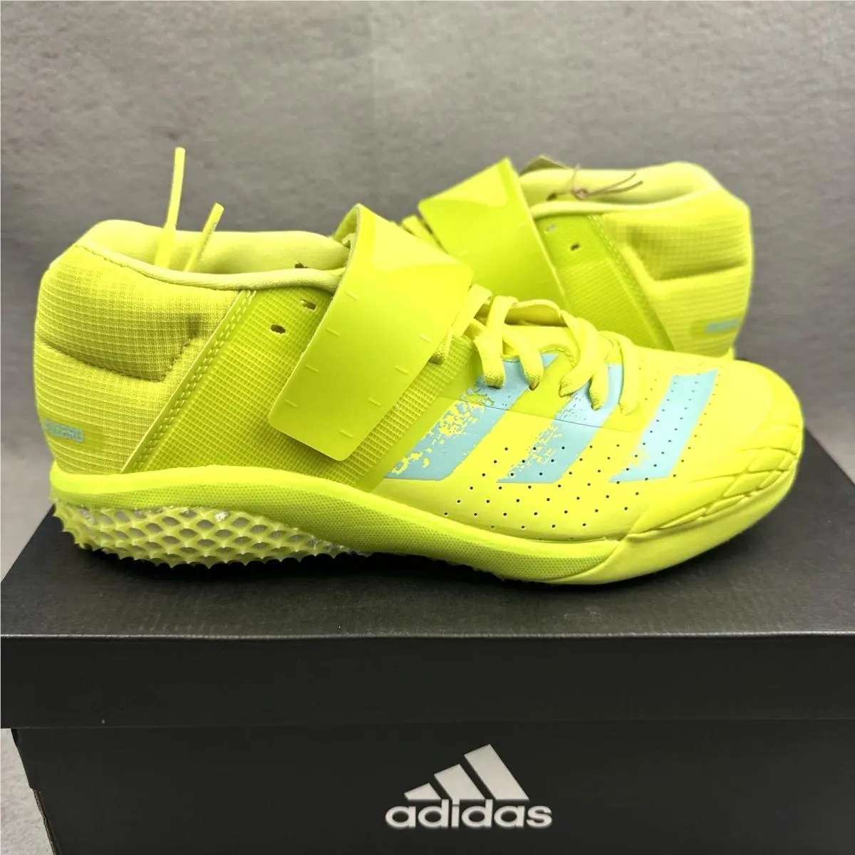 Adidas Adizero Javelin Spike Shoes Mens 8.5 Track Field Yellow FW2241