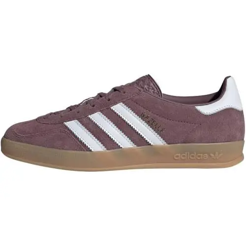 Adidas. Gazelle Indoor Women’s Sneakers Shadow Fig Cloud White Gum Size 9